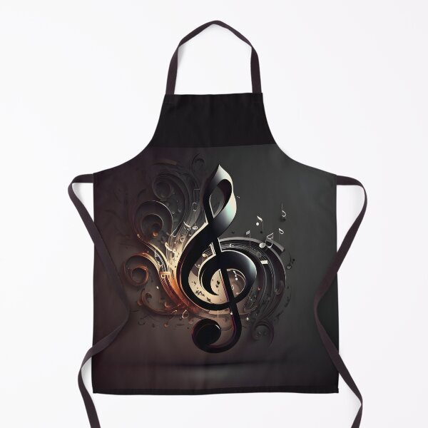 Item preview, Dark Treble Clef Art designed and sold by Melodic-Designs.