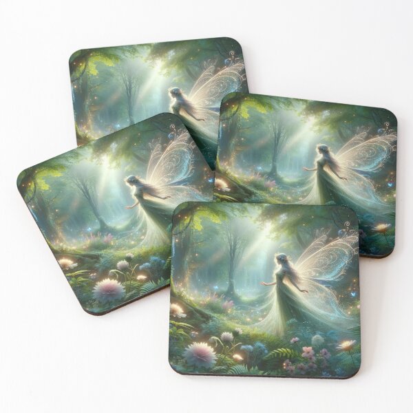 Item preview, Ethereal Fairy in Mystical Forest designed and sold by SunkenCost.