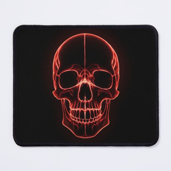 Item preview, Red Neon Skull  designed and sold by DotsAndDesigns.
