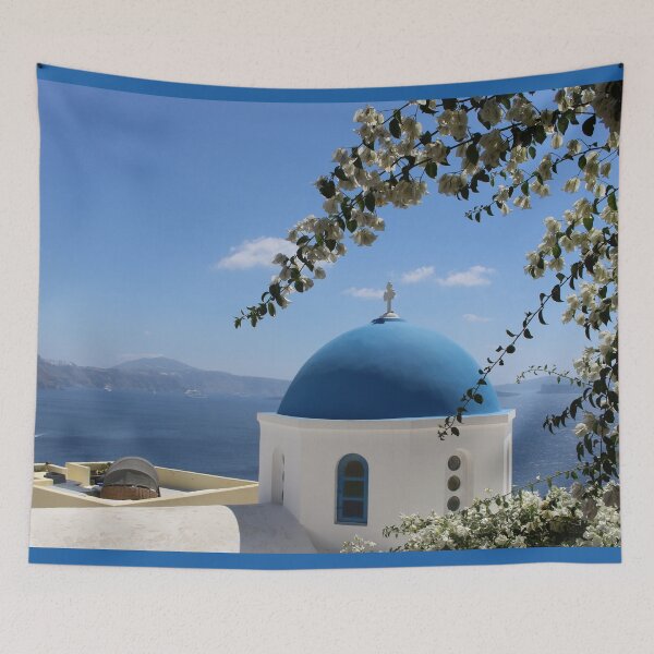 Item preview, Blue Dome of Santorini designed and sold by Nicola Morgan.