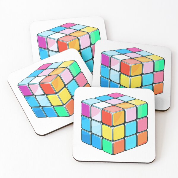 Item preview, Puzzle Cube Pastel Colors designed and sold by SmashTeen.