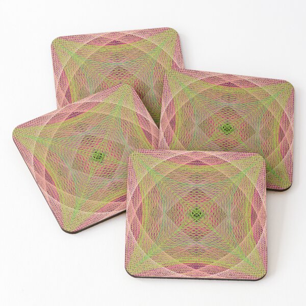 Item preview, Rectangular Pattern #5 Morph C [17453-GreensPinks-BB] designed and sold by LottMultimedia.