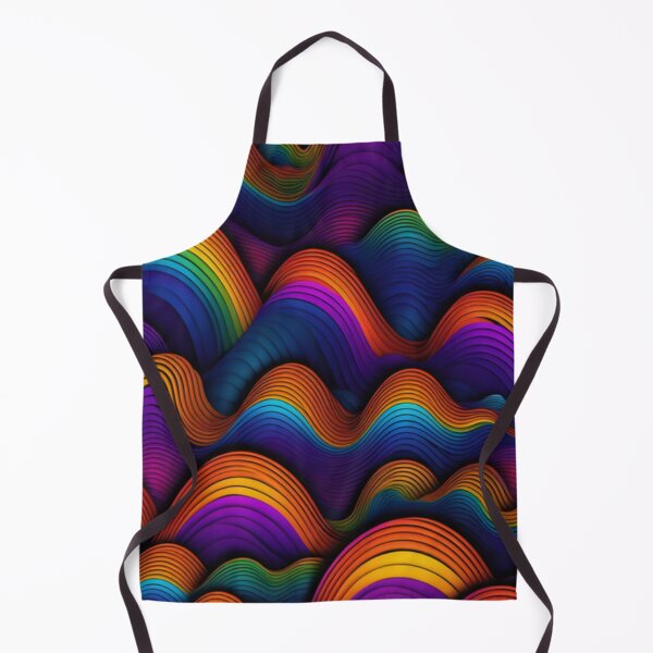 Item preview, Trippy Colorful Wave Patterns designed and sold by TheDarkWardrobe.