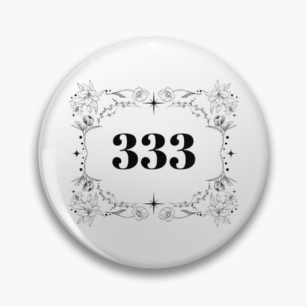 Item preview, Angel Numbers 333 Floral designed and sold by MystiqueButique.