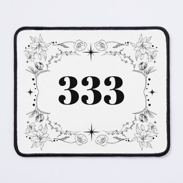 Item preview, Angel Numbers 333 Floral designed and sold by MystiqueButique.