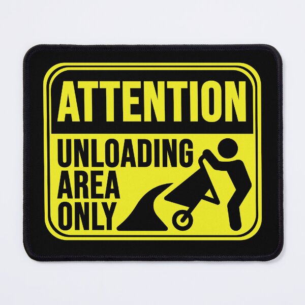 Item preview, Unloading Area Only designed and sold by MarkMySign.