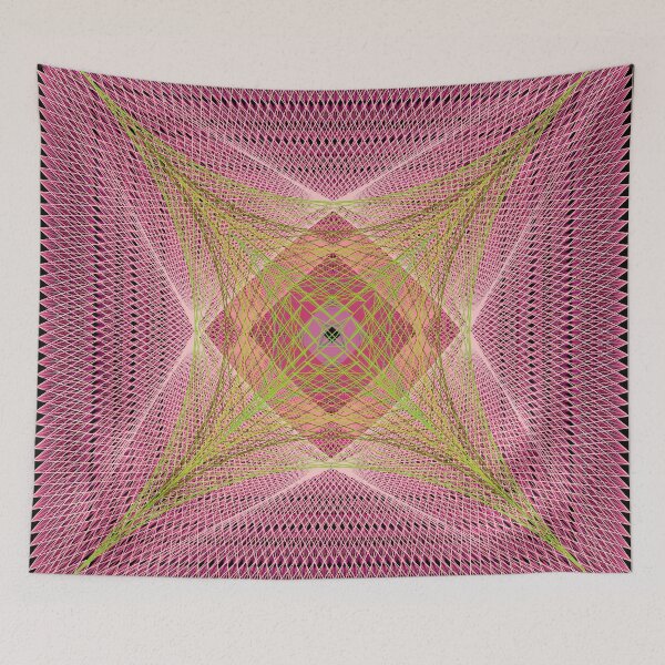 Item preview, Rectangular Pattern #5 Morph C [14046-GreensPinks-BB] designed and sold by LottMultimedia.