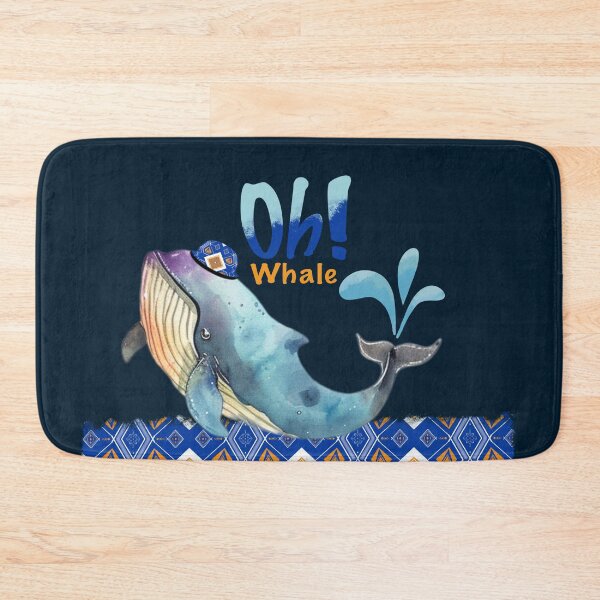 Item preview, Oh Whale, Whale Ikat  designed and sold by Pawimon.