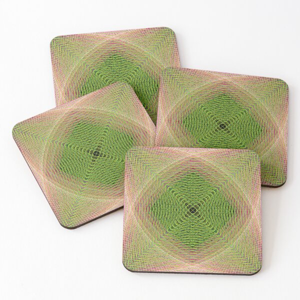 Item preview, Rectangular Pattern #5 Morph C [12196-GreensPinks-BB] designed and sold by LottMultimedia.