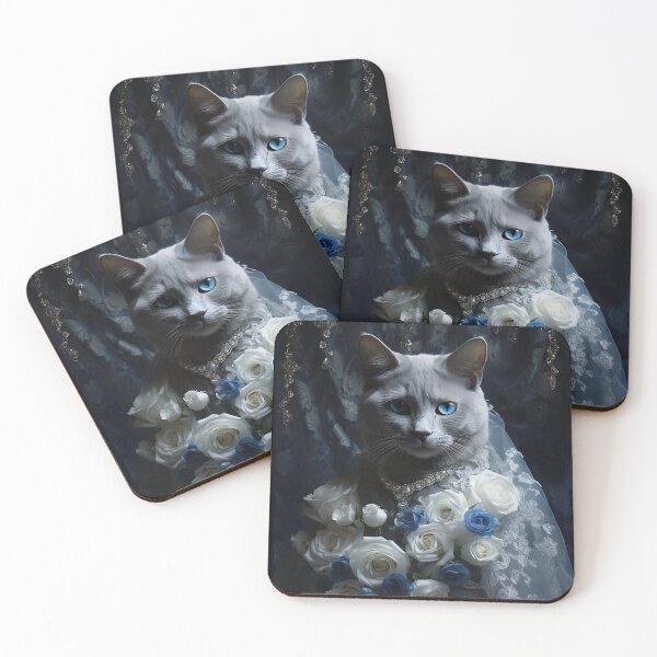 Item preview, British Shorthair Cat Royal Bride designed and sold by Nocturne  Paws.