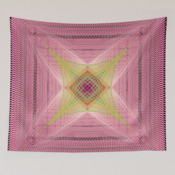 Item preview, Rectangular Pattern #5 Morph C [11346-GreensPinks-BB] designed and sold by LottMultimedia.
