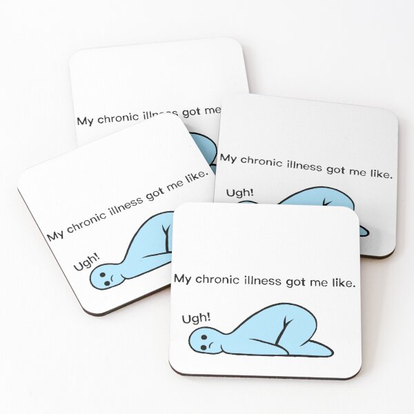 Item preview, Little Emotional Blue Dude “my Chronic Illness got me like. designed and sold by CaitlynConnor.