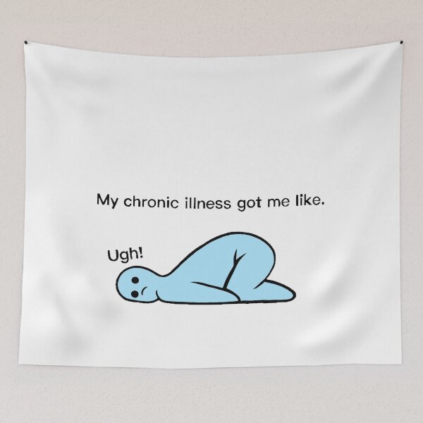 Item preview, Little Emotional Blue Dude “my Chronic Illness got me like. designed and sold by CaitlynConnor.