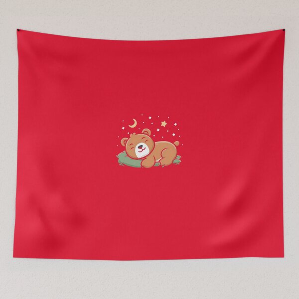 Item preview, cute bear sleepy designed and sold by SabyDigitalArt.