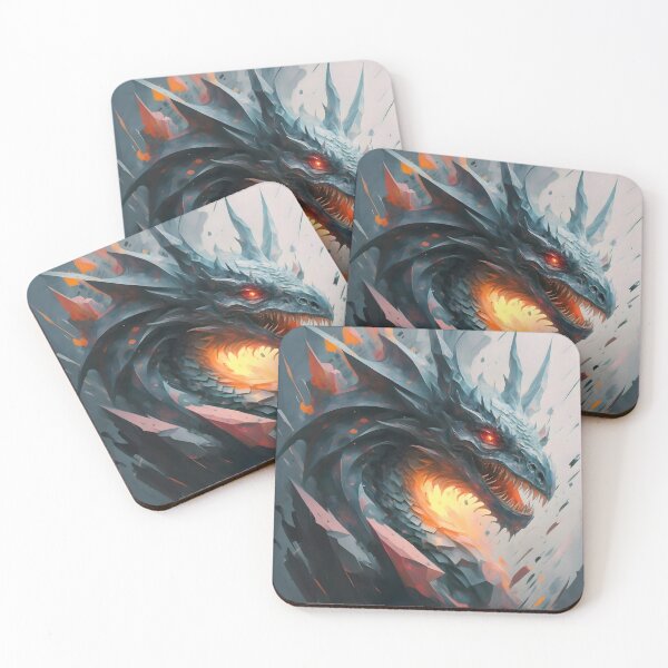 Item preview, Shardstorm Fury, Geometric Dragon Art designed and sold by DragonRealms.