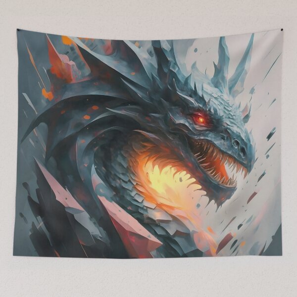 Item preview, Shardstorm Fury, Geometric Dragon Art designed and sold by DragonRealms.