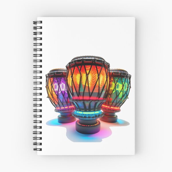 Item preview, African Drum Art in Neon Colors (Series 3) designed and sold by MugsNstuff Live Love Create!.