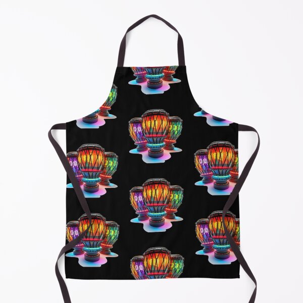 Item preview, African Drum Art in Neon Colors (Series 3) designed and sold by MugsNstuff Live Love Create!.