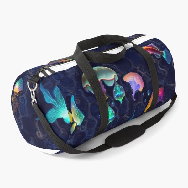 Item preview, seabed, corals, fish, glowing, flaming, multicolored, future dusk designed and sold by Maria Mihailova.