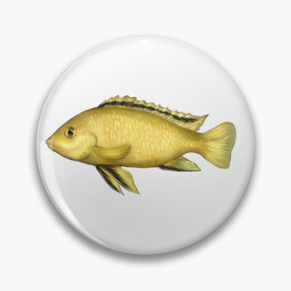 Item preview, African Cichlid Yellow Lab (Labidochromis caeruleus) designed and sold by Modsecai.