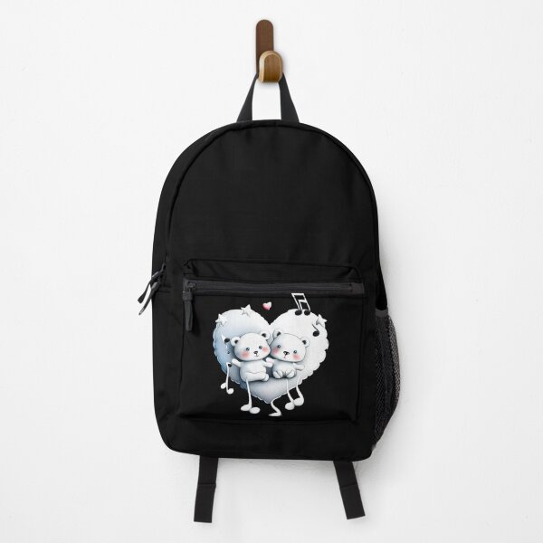 Item preview, Adorable polar bear cubs in love designed and sold by Artbellachi.
