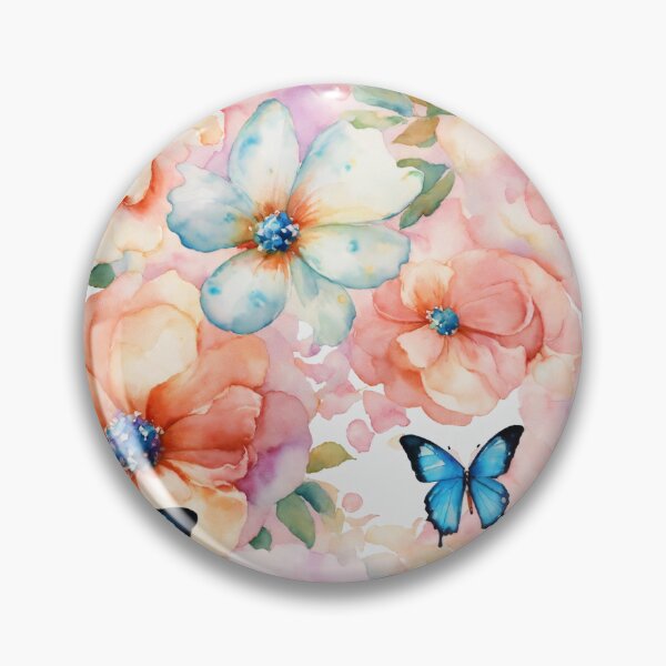Item preview, floral vignette designed and sold by RosyCorner.