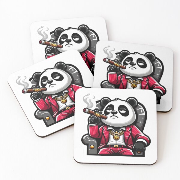 Item preview, Gangster Panda in Red Suit designed and sold by Jesus Hell Carballo.