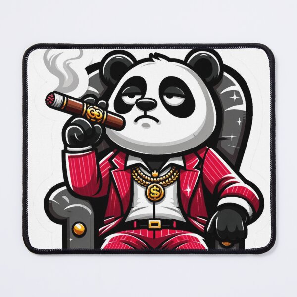 Item preview, Gangster Panda in Red Suit designed and sold by Jesus Hell Carballo.