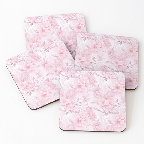 Item preview, Pale Pink Flower Pattern designed and sold by nicbeeseart.
