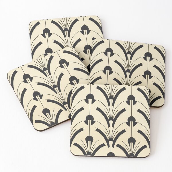Item preview, Art Deco Fountain Pen Nib Inspired Pattern designed and sold by Nicholas Panek.