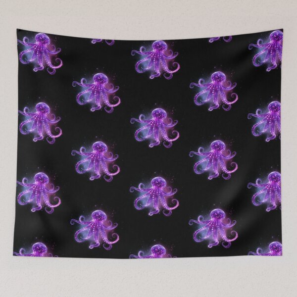 Item preview, Glowing Octopus designed and sold by mushizaman.