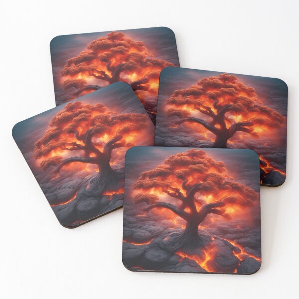 Item preview, Burning Tree Ai art designed and sold by Digital Dye Co.