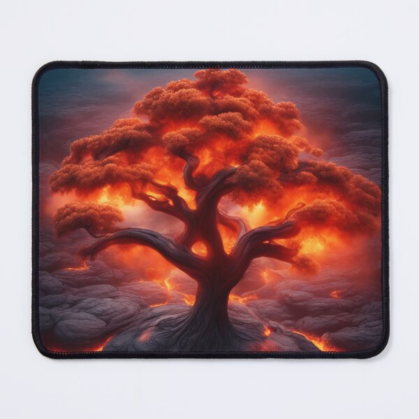 Item preview, Burning Tree Ai art designed and sold by Digital Dye Co.