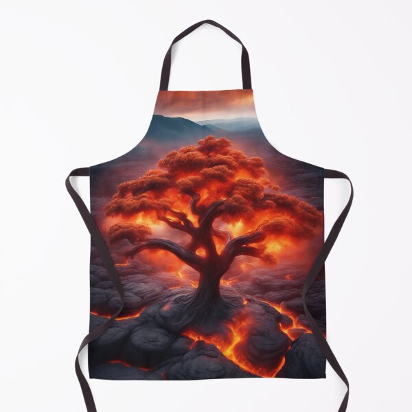 Item preview, Burning Tree Ai art designed and sold by Digital Dye Co.