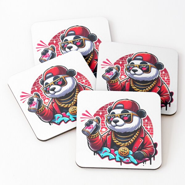 Item preview, Graffiti Panda in Red Suit designed and sold by Jesus Hell Carballo.