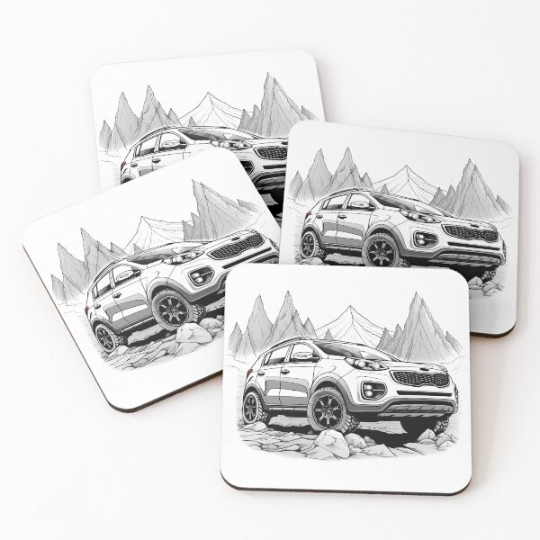 Item preview, Kia Sportage in the mountains designed and sold by arjajpg.