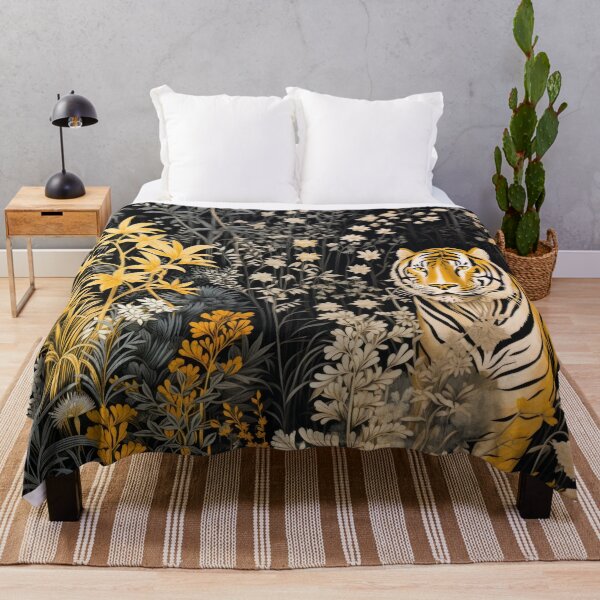 Item preview, majestic tiger in the jungle, wilderness designed and sold by Mauswohn.