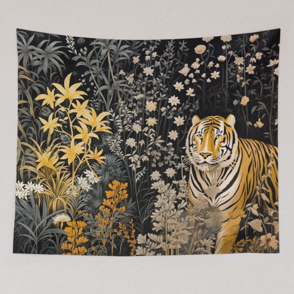 Item preview, majestic tiger in the jungle, wilderness designed and sold by Mauswohn.