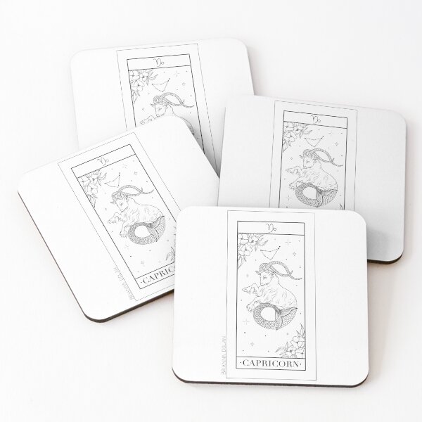 Aperçu de l'œuvre Signe du zodiaque Capricorne Signe astrologique Astrologie créée et vendue par bridolanart.