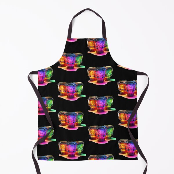 Item preview, African Drum Art in Neon Colors (Series 4) designed and sold by MugsNstuff Live Love Create!.