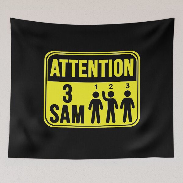 Item preview, 3 Sam Funny Adult Humor  designed and sold by MarkMySign.