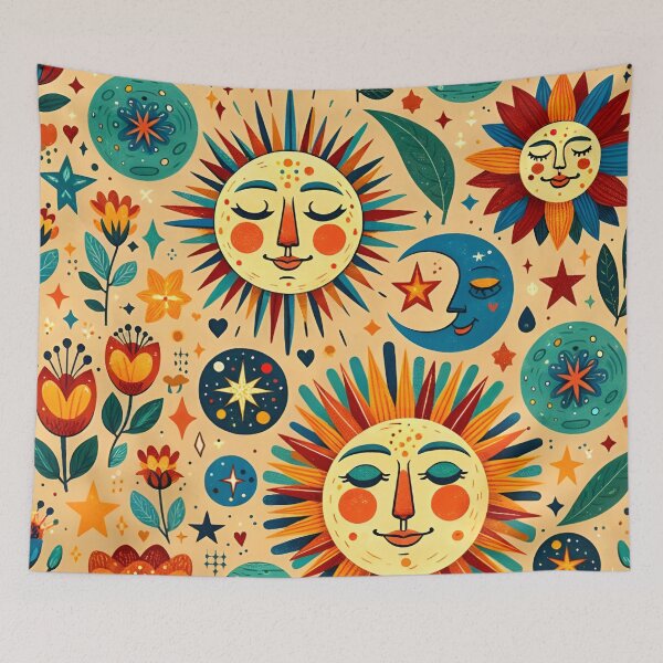 Item preview, Suns and Moons A Celestial Pattern designed and sold by Kevin-PR.
