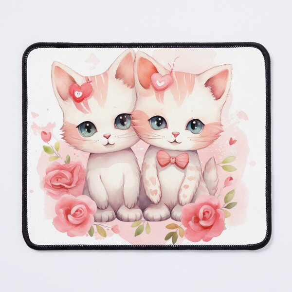 Item preview, Cute Valentine's Day Cat - Selection 3 designed and sold by ArtsyChaosArt.