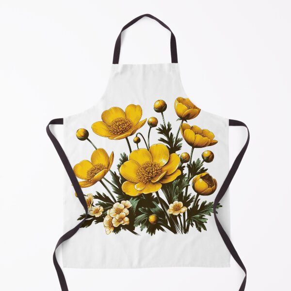 Item preview, Buttercup Yellow Flowers designed and sold by clarkfraser.