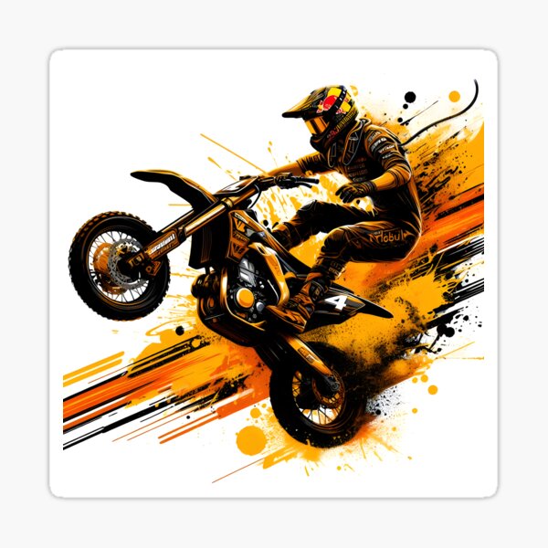 Item preview, Stunt Bike Rider | Motorbike Sports designed and sold by TrueArtVibes.