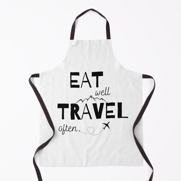 Item preview, Eat Well, Travel Often designed and sold by Inspirely.