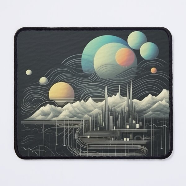 Item preview, digital painting of a mountain designed and sold by matchymatchy.