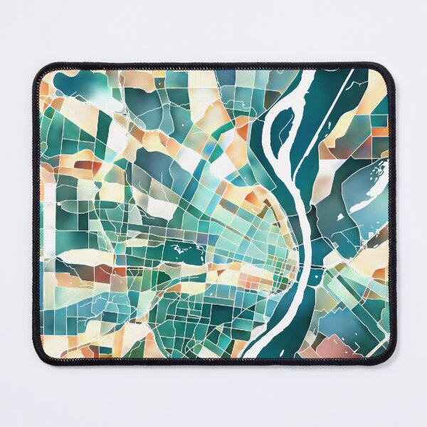 Item preview, St. Louis Missouri City Map - Lush Green designed and sold by StylishStacks.