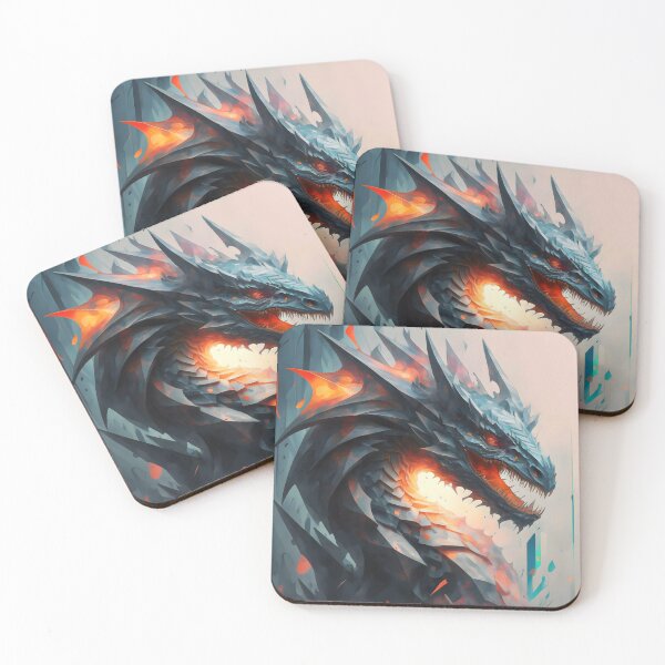 Item preview, Shardstorm Fury, Geometric Dragon Art designed and sold by DragonRealms.