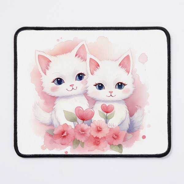 Item preview, Cute Valentine's Day Cat - Selection 5 designed and sold by ArtsyChaosArt.